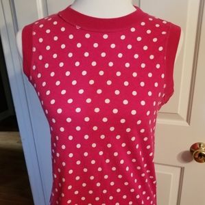 Polka dotted top